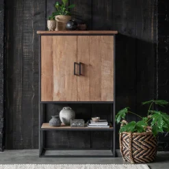 DTP Home Opbergkasten|Opbergkast Beam Teakhout, 140 x 90cm, kleur Naturel