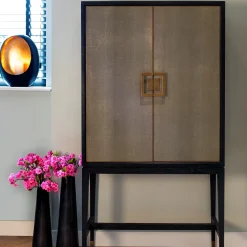 Richmond Interiors Opbergkasten|Opbergkast Bloomingville Eikenhout, 182 x 97cm Goud