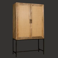 RENEW Opbergkasten|Opbergkast Carini Hout en Webbing, 190 x 110cm