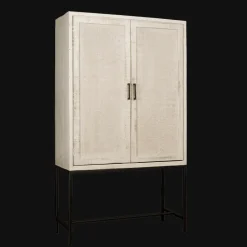 RENEW Opbergkasten|Opbergkast Carini Hout en Webbing, 190 x 110cm