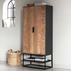 DTP Home Opbergkasten|Opbergkast Cosmo Teakhout, 180 x 80cm Naturel