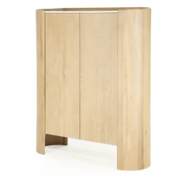 Eleonora Opbergkasten|Opbergkast Don Marmer en eikenhout, 140 x 120cm Naturel