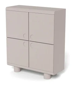 Bendt Opbergkasten|Opbergkast Edina 120 x 100cm, kleur Grijs