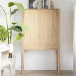 Eleonora Opbergkasten|Opbergkast Harvey Eikenhout, 150 x 90cm Naturel