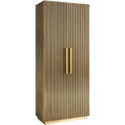 Richmond Interiors Opbergkasten|Opbergkast Ironville Brass, 191 x 80cm Goud