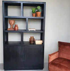 Livingfurn Opbergkasten|Opbergkast Jaxx Mangohout, 200 x 120cm