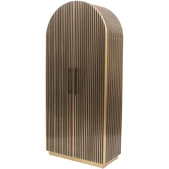 Richmond Interiors Opbergkasten|Opbergkast Les Arcs Brass, 180 x 80cm Brushed gold