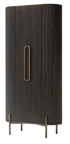 Richmond Interiors Opbergkasten|Opbergkast Luxor Eiken, 190 x 90cm, kleur donkerbruin