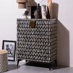 WOOOD Opbergkasten|Opbergkast Menne Mangohout, 108 x 81cm