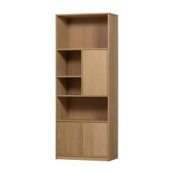 vtwonen Opbergkasten|Opbergkast Modulair Eikenhout, 200 x 77cm