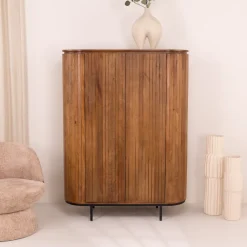 Livingfurn Opbergkasten|Opbergkast Noor Mangohout, 150 x 115cm