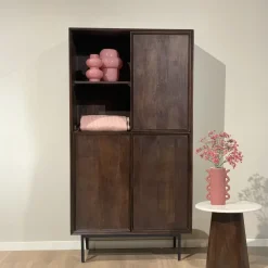 Livingfurn Opbergkasten|Opbergkast Ravenstein Mangohout, 170 x 90cm