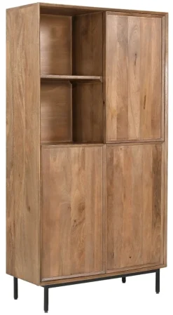 Livingfurn Opbergkasten|Opbergkast Ravenstein Mangohout, 170 x 90cm