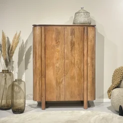 Livingfurn Opbergkasten|Opbergkast Salano Mangohout, 150 x 115cm