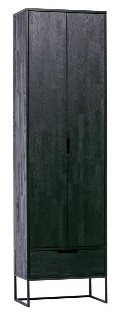 WOOOD Opbergkasten|Opbergkast Silas 210 x 60cm, kleur Zwart