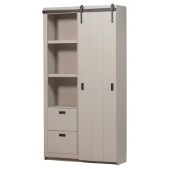 vtwonen Opbergkasten|Opbergkast Slide met staldeur / schuifdeur