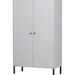 WOOOD Opbergkasten|Opbergkast Xina Grenenhout, kleur Wolken Grijs