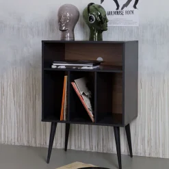 WOOOD Opbergkasten|Opbergkastje James kleur Zwart