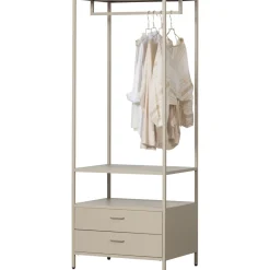 WOOOD Kledingrekken|Kledingkasten & Garderobekasten|Open Kledingkast Ferris kleur Zand