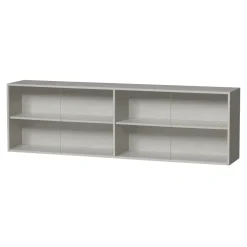 WOOOD Wandrekken & Wandkasten|Opzetkast Klink t.b.v. TV-meubel Klink, Grenen, 200cm