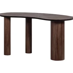 WOOOD Bureaus|Sidetables|Organisch Bureau/Sidetable Sun Teakhout, 150cm Bruin