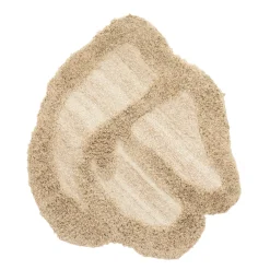 By-Boo Wandkleden|Organisch Wandkleed Kabe 120 x 120cm Bruin