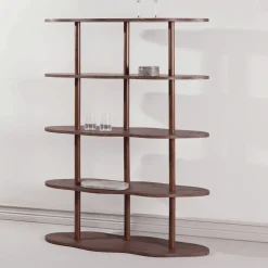 Nohr Wandrekken & Wandkasten|Organisch Wandrek Daniels 140 x 105cm, kleur Mokka