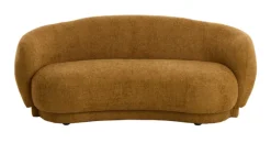 Light & Living Organische Bank|Organische Bank Uvita Chenille, 191cm Okergeel