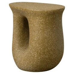 WOOOD Zwarte Bijzettafel|Organische Bijzettafel Moson Magnesiumoxide