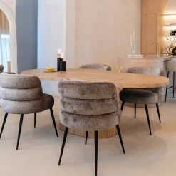 Richmond Interiors Organische Eettafel|Organische Eettafel Riva Eikenhout, 230 x 110cm