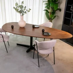 LABEL51 Organische Eettafel|Organische Eettafel Rosie l Mangohout Nature