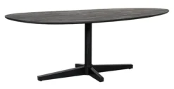 LABEL51 Organische Eettafel|Organische Eettafel Rosie Mangohout Zwart
