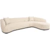 Richmond Interiors Organische Bank|Organische Loungebank Pandora Geweven stof, kleur Beige