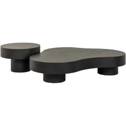 Richmond Interiors Salontafel Set|Organische Salontafel|Organische Salontafel Bogor Set van 2 stuks