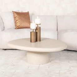 Richmond Interiors Organische Salontafel|Organische Salontafel Clayton 107 x 89cm, kleur Beige