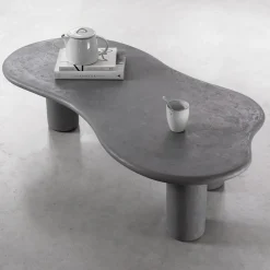 DTP Home Organische Salontafel|Organische Salontafel Curva Betonlook Grijs
