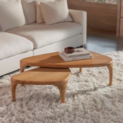 Zuiver Salontafel Set|Organische Salontafel|Organische Salontafel Isla Set van 2 stuks