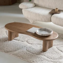 Eleonora Organische Salontafel|Organische Salontafel Josh Eiken, 140 x 60cm