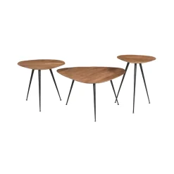 Brix Salontafel Set|Organische Salontafel|Organische Salontafel Loua Set van 3 stuks