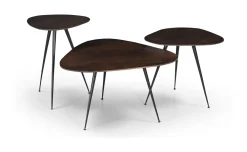 Brix Salontafel Set|Organische Salontafel|Organische Salontafel Loua Set van 3 stuks