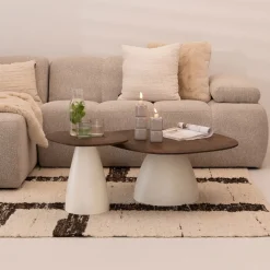 Sohome Sohome Giftcard|Salontafel Set|Organische Salontafel Madin Mangohout, Set van 2 stuks