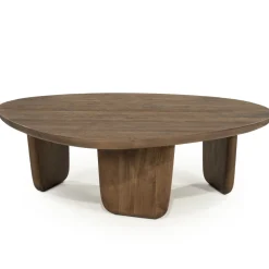 Eleonora Organische Salontafel|Organische Salontafel Maud Mangohout, 100 x 85cm