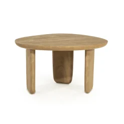 Eleonora Organische Salontafel|Organische Salontafel Maud Mangohout, 65 x 56cm