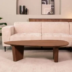 LABEL51 Organische Salontafel|Organische Salontafel Wow Mangohout, 135 x 75cm