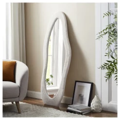 Artistiq Living Organische Spiegels|Organische Spiegel Estaban Imitatiebont 160 x 60cm