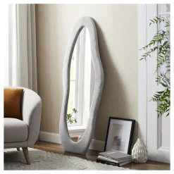 Artistiq Living Organische Spiegels|Organische Spiegel Estaban Imitatiebont 160 x 60cm