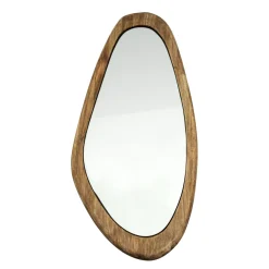 By-Boo Organische Spiegels|Organische Spiegel Laban Hout, 85 x 40cm Natuurlijk