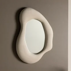 Nohr Organische Spiegels|Organische Spiegel Lake Velvet, 70 x 49cm Beige