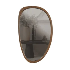 WOOOD Organische Spiegels|Organische Spiegel Leif MDF, 64 x 38cm Naturel