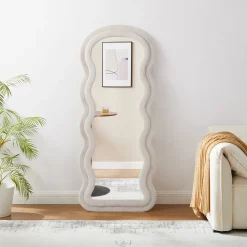 Artistiq Living Organische Spiegels|Organische Spiegel Loria Imitatiebont 170 x 70cm